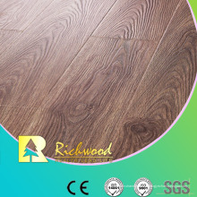 12.3mm E0 HDF AC4 a gravé le plancher en stratifié U-rainuré d&#39;orme